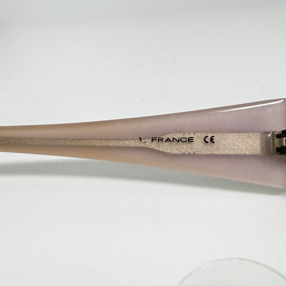Koali 6467K Brown Pink Rectangular Filigree Eyeglasses Frames 52-16 France 21488